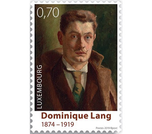 Centenary of death of Dominique Lang, Artist - Luxembourg 2019 - 0.70