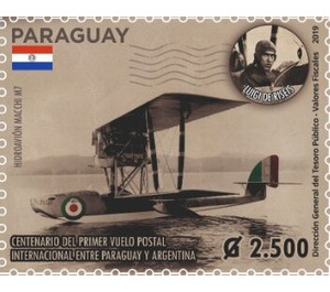 Centenary of First Flight Between Paraguay and Argentina - South America / Paraguay 2019