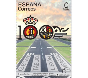 Centenary of First Spanish Air Force Bases - Spain 2020