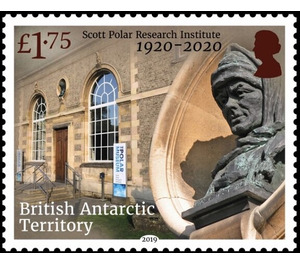 Centenary of Scott Polar Research Institute - British Antarctic Territory 2019 - 1.75