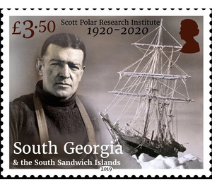 Centenary of Scott Polar Research Institute - Falkland Islands, Dependencies 2019 - 3.50