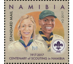 Centenary of Scouting in Namibia - South Africa / Namibia 2017