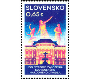 Centenary of Slovak National Theater - Slovakia 2020 - 0.65