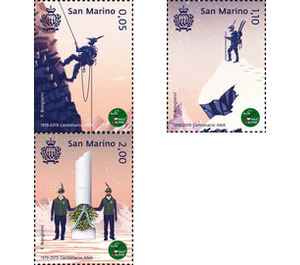 Centenary of the Alpine Force Veterans Association - San Marino 2019 Set