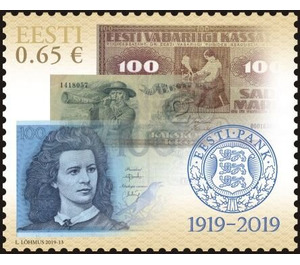 Centenary of the Bank of Estonia - Estonia 2019 - 0.65