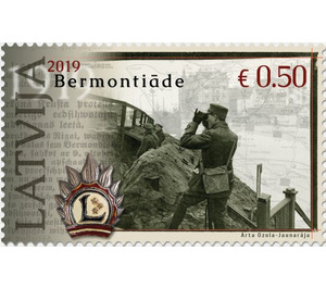 Centenary of the Bermont Affair - Latvia 2019 - 0.50 Euro