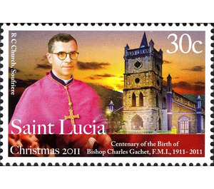 Centenary of the birth of Bishop Charles Gachet - Caribbean / Saint Lucia 2011 - 30