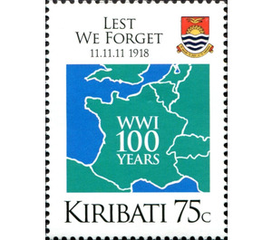 Centenary of the End of World War I - Micronesia / Kiribati 2018 - 75