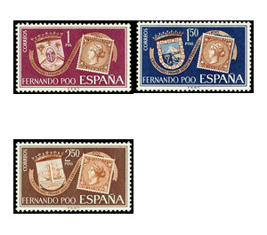 Centenary of the first postage stamp - Central Africa / Equatorial Guinea  / Fernando Po 1968 Set