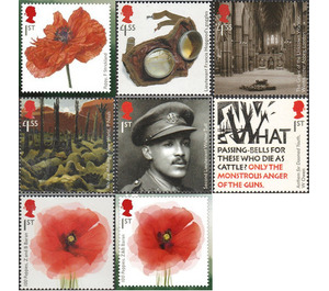 Centenary of the First World War (5th Issue) - United Kingdom / Northern Ireland Regional Issues 2018 Set