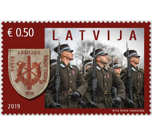 Centenary of the National Staff Battalion - Latvia 2019 - 0.50 Euro