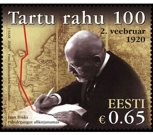 Centenary of the Treaty of Tartu - Estonia 2020 - 0.65