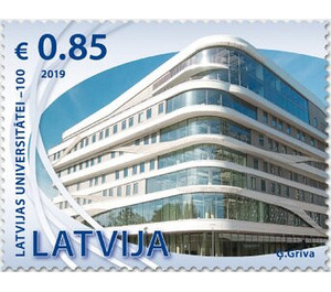 Centenary of University of Latvia - Latvia 2019 - 0.85