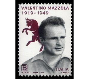 Centenary of Valentino Mazzola, Footballer - Italy 2019