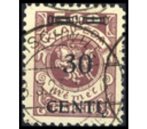 "Centu" on Memeledition - Germany / Old German States / Memel Territory 1923 - 30