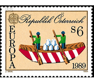 CEPT - children's games  - Austria / II. Republic of Austria 1989 - 6 Shilling