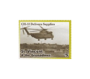 CH-53 Delivers supplies - Caribbean / Saint Vincent and The Grenadines 2020