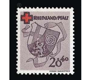 Charity Edition  - Germany / Western occupation zones / Rheinland-Pfalz 1949 - 20 Pfennig