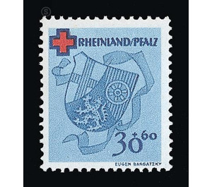 Charity Edition  - Germany / Western occupation zones / Rheinland-Pfalz 1949 - 30 Pfennig