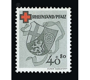 Charity Edition  - Germany / Western occupation zones / Rheinland-Pfalz 1949 - 40 Pfennig