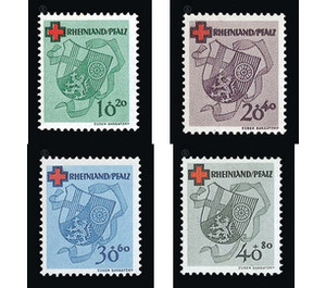 Charity Edition  - Germany / Western occupation zones / Rheinland-Pfalz 1949 Set
