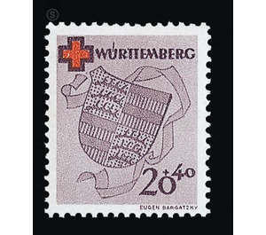 Charity Edition  - Germany / Western occupation zones / Württemberg-Hohenzollern 1949 - 20 Pfennig