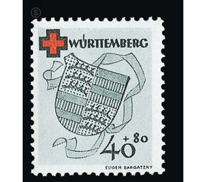 Charity Edition  - Germany / Western occupation zones / Württemberg-Hohenzollern 1949 - 40 Pfennig