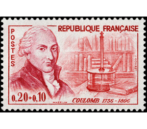 Charles-Augustin de Coulomb (1736-1806) - France 1961