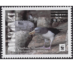 Chatham Albatross (Thalassarche eremita) - Surcharged - Aitutaki 2019 - 1
