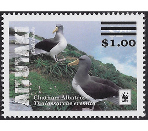 Chatham Albatross (Thalassarche eremita) - Surcharged - Aitutaki 2019 - 1