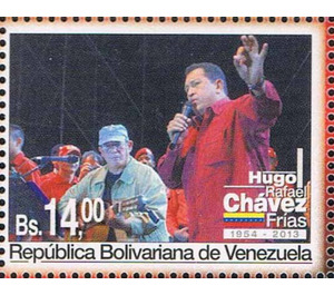 Chavez making speech - South America / Venezuela 2013 - 14