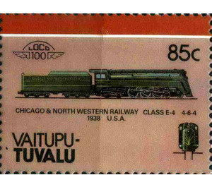 Chicago & North Western Railway Class E-4 4-6-4 1938 USA - Polynesia / Tuvalu, Vaitupu 1987