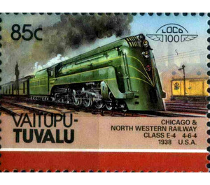 Chicago & North Western Railway Class E-4 4-6-4 1938 USA - Polynesia / Tuvalu, Vaitupu 1987