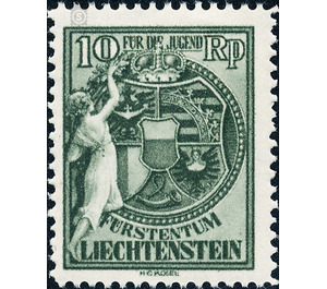 child care  - Liechtenstein 1932 - 10 Rappen