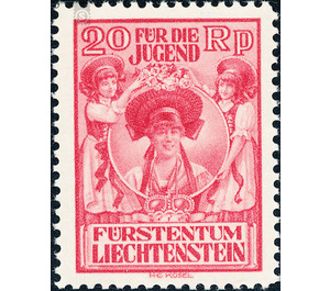 child care  - Liechtenstein 1932 - 20 Rappen