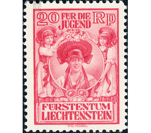 child care  - Liechtenstein 1932 - 20 Rappen