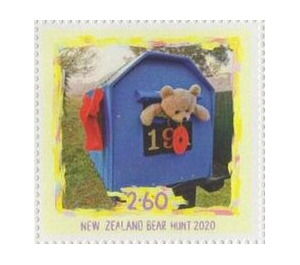 Childhood Bear in Mail Box - New Zealand 2020 - 2.60