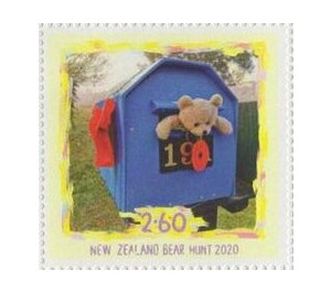 Childhood Bear in Mail Box - New Zealand 2020 - 2.60