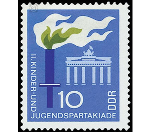 Children and Youth Spartakiade, Berlin  - Germany / German Democratic Republic 1968 - 10 Pfennig