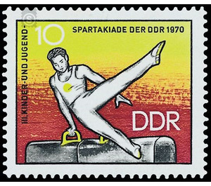 Children and Youth Spartakiade, Berlin  - Germany / German Democratic Republic 1970 - 10 Pfennig