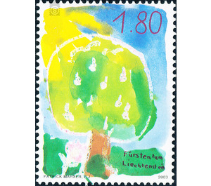 children's drawings  - Liechtenstein 2003 - 180 Rappen