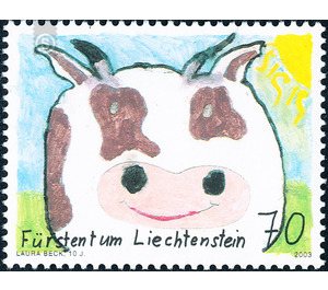 children's drawings  - Liechtenstein 2003 - 70 Rappen