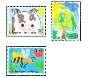 children's drawings  - Liechtenstein 2003 Set
