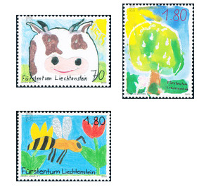 children's drawings  - Liechtenstein 2003 Set