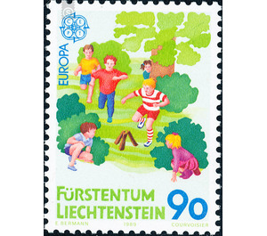 children's games  - Liechtenstein 1989 - 90 Rappen