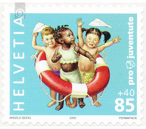 children's rights  - Switzerland 2005 - 85 Rappen