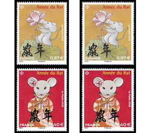 Chinese New Year 2020 - Year of the Rat - France 2020 Set