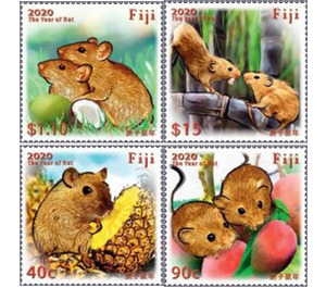 Chinese New Year 2020 - Year of the Rat - Melanesia / Fiji 2020 Set