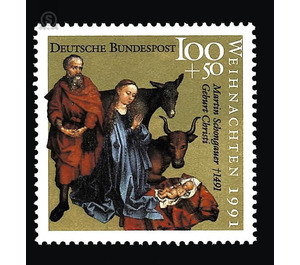 chrismas: 500th anniversary of death of Martin Schongauer - Germany / Federal Republic of Germany 1991 - 100 Pfennig