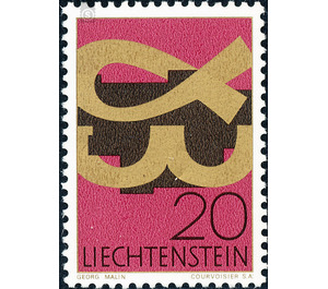 Christian symbols  - Liechtenstein 1967 - 20 Rappen